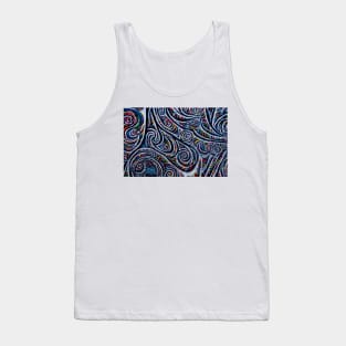 Indian snail dark shapes pattern Tank Top